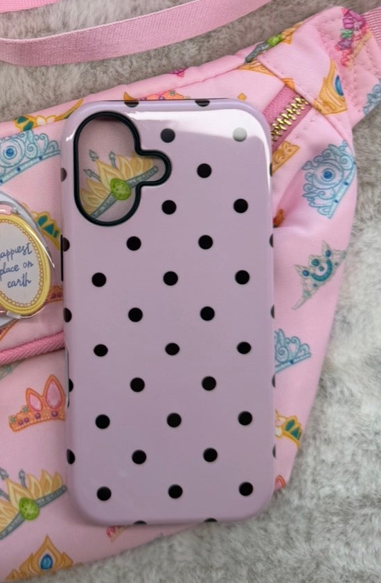 PINK AND BROWN DOTS
