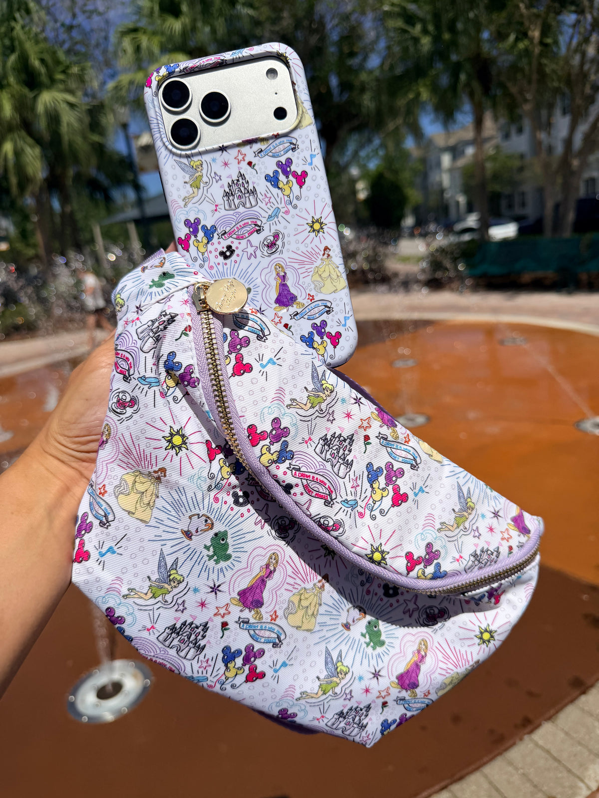 PRINCESS DOODLE BELT BAG