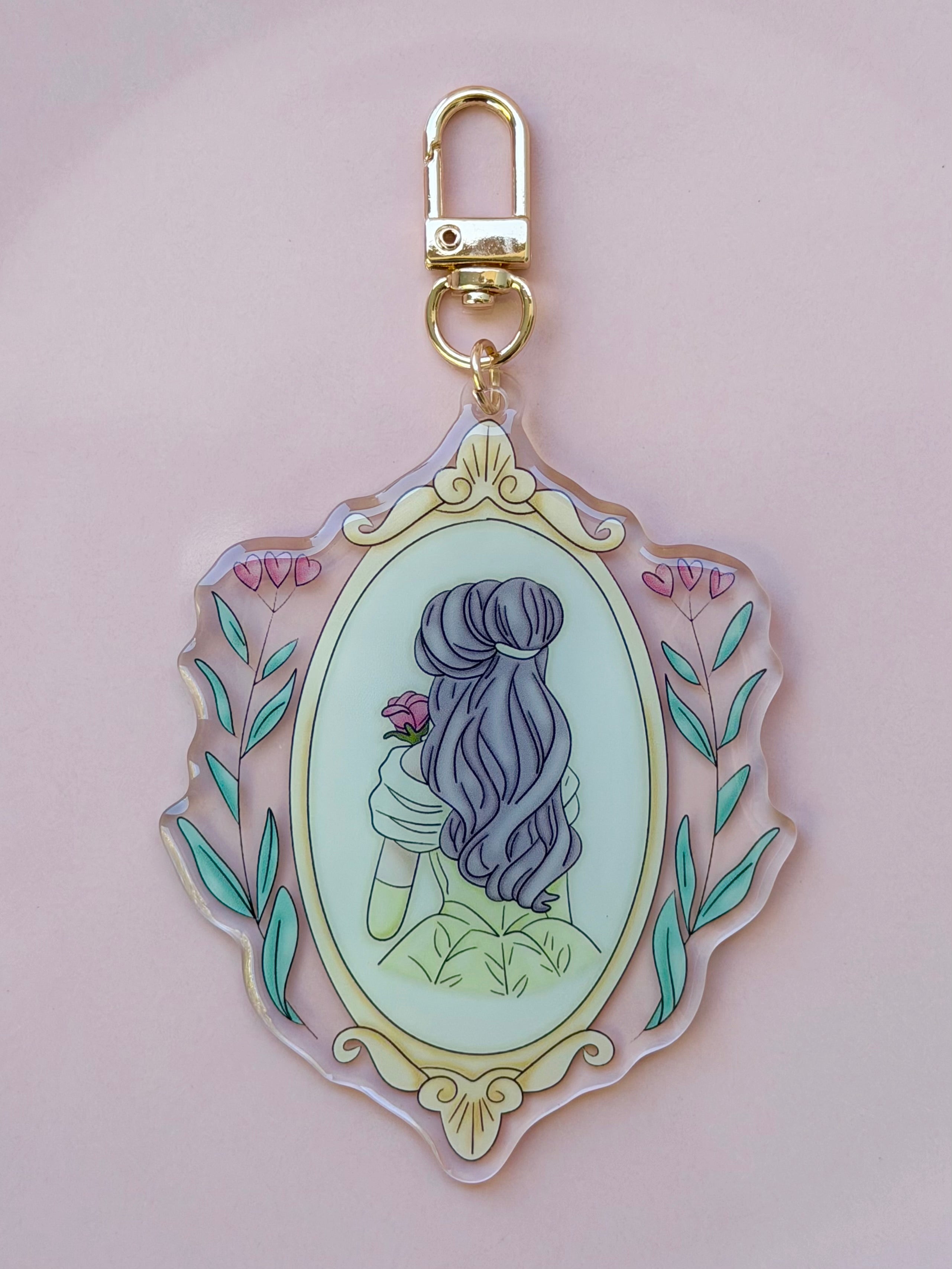 STORY BOOK PRINCESS MIRROR CHARM